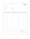 Click to enlarge Credit Memo Template - Blue