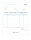 Click to enlarge Order Form Template - Blue