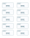 Click to enlarge Shipping Label Template - Blue 5136