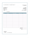 Credit Memo Template - Green