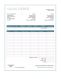 Click to enlarge Sales Order Form Template - Green