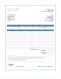 Click to enlarge Sales Quote Estimate Form Template