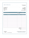 Service Invoice Template - Green